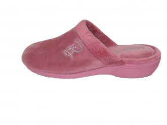 Zapatilla de estar por casa/Mujer/Berevëre/Suapel/Suela Goma/Colores: Fresa