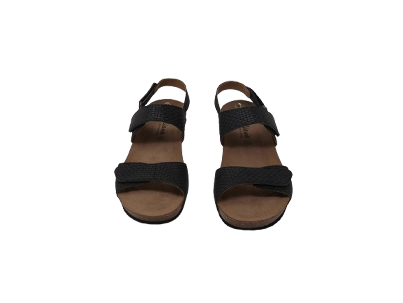 Sandalia de Mujer Marca Galiana Empeine de Piel Suela Microporosa Muy Ligera Cierre Fácil Cuña 4cm - Imagen 2