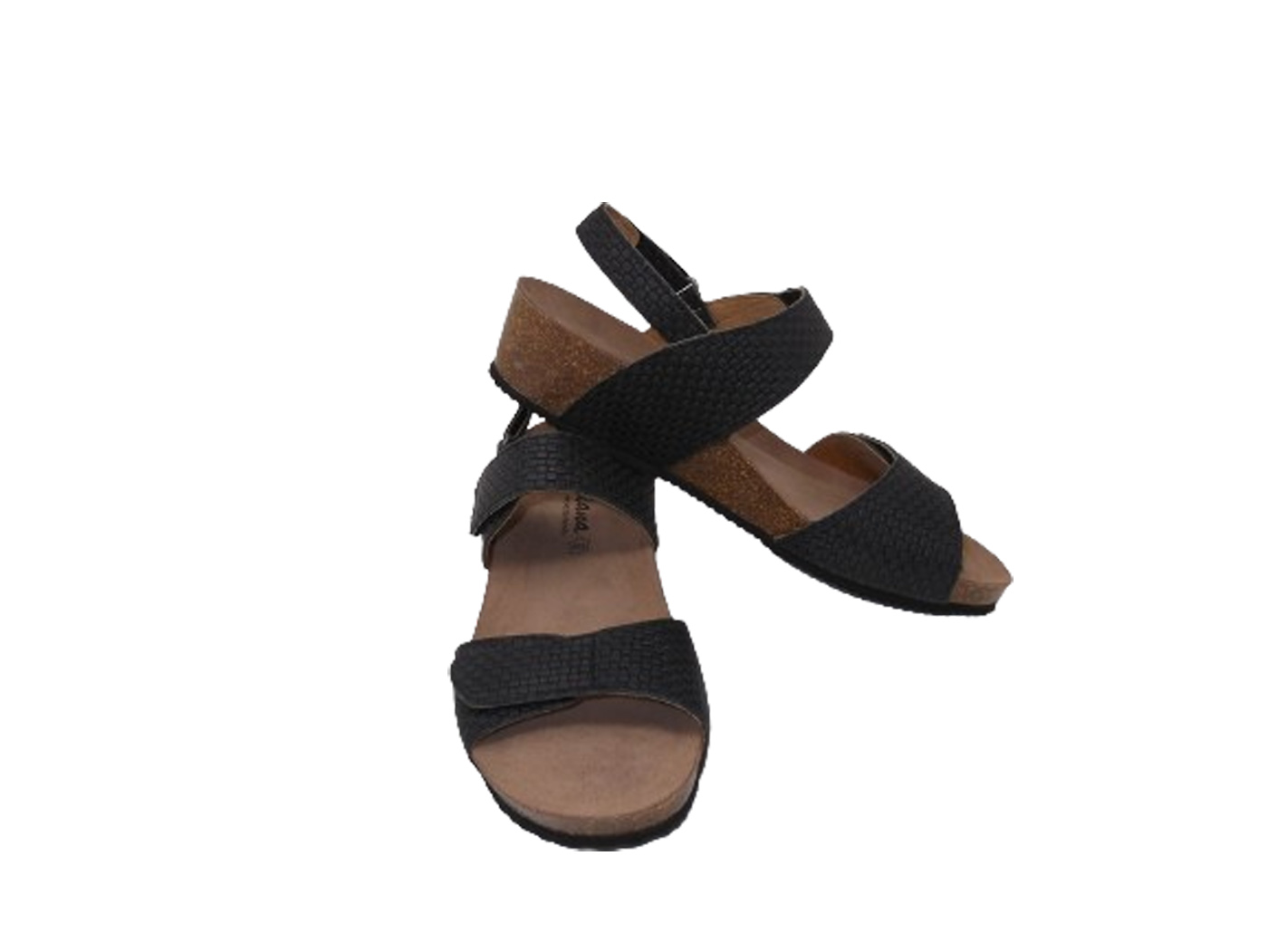 Sandalia de Mujer Marca Galiana Empeine de Piel Suela Microporosa Muy Ligera Cierre Fácil Cuña 4cm - Imagen 5