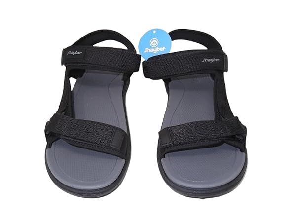 J'hayber Sandalia Californiana/Unisex Cierre Fácil/Color Negro/Gris/Suela Microporosa - Imagen 2