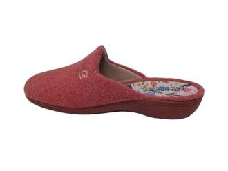 Zapatilla de Estar por casa/De Mujer/Vulca-Bicha/Empeine téxtil/Suela de Goma/Cuña 3cm/Color Salmon/Tallas del 35 a 42