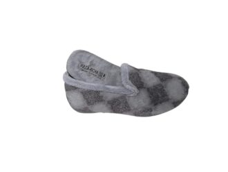 Zapatilla de Estar por casa/De Mujer/Vulca-Bicha/Empeine téxtil/Suela de Goma/Plantilla Extraible/Color Gris/Tallas del 35 a 42