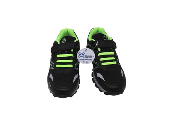 Zapatillas/Deportivas/Trecking/Niño/J' Hayber/Cierre Fácil/Color Negro/Pistacho - Imagen 3