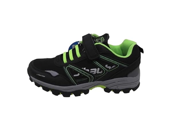 Zapatillas/Deportivas/Trecking/Niño/J' Hayber/Cierre Fácil/Color Negro/Pistacho